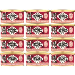 VOSKES Jelly Tuna with Salmon 12x85 g 100% tuńczyk z łososiem w galaretce, karma uzupełniająca dla kota