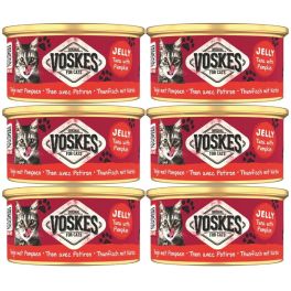 VOSKES Jelly Tuna with Pumpkin 6x85 g 100% tuńczyk z dynią w galaretce, karma uzupełniająca dla kota