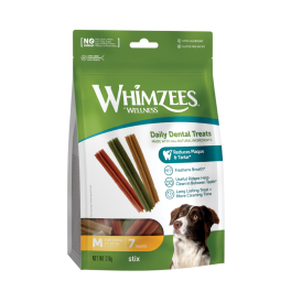 WHIMZEES Week Pack Stix M pałeczki dentystyczne 7 szt