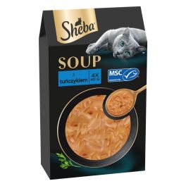 SHEBA Soup z tuńczykiem 4x40 g uzupełniająca mokra karma dla kotów
