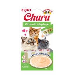 INABA Churu Cat kremowy przysmak dla kota kurczak i przegrzebki 56 g