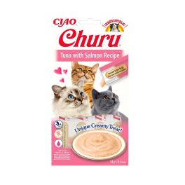 INABA Churu Cat kremowy przysmak dla kota tuńczyk i łosoś 56 g