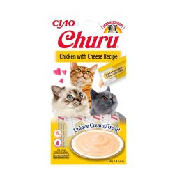 INABA Churu Cat kremowy przysmak dla kota kurczak i ser 56 g