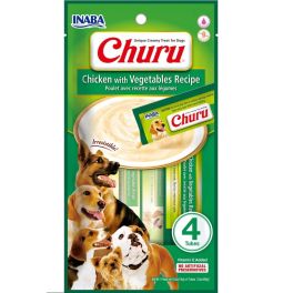 INABA Churu Chicken with vegetables 4x14g kurczak z warzywami dla psów