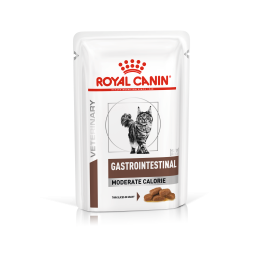 ROYAL CANIN Cat Gastro Intestinal Moderate Calorie 24 x 85 g mokra karma dla kotów z zaburzeniami żołądkowo-jelitowymi, z tendencją do nadwagi