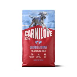 CARNILOVE Active Dog Salmon & Turkey 4 kg Junior Large Breeds łosoś i indyk, dla dorastających juniorów ras dużych