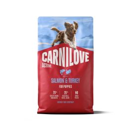 CARNILOVE Active Dog Salmon & Turkey Puppies 4 kg łosoś i indyk, dla dorastających szczeniąt