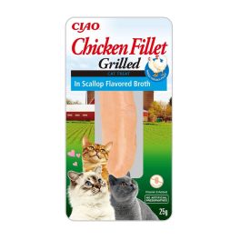 INABA CIAO Chicken fillet grilled Filet z kurczaka w bulionie z przegrzebków 25 g