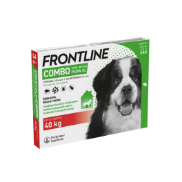 FRONTLINE Combo Spot-On przeciw kleszczom i pchłom dla psów bardzo dużych XL (40-60 kg) 3 pipetki