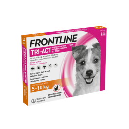 FRONTLINE Tri-Act Krople przeciw pasożytom dla psów S (5-10 kg) 3 szt