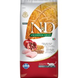 FARMINA N&D Low Grain Chicken & Pomegranate Adult Cat 5 kg