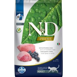 FARMINA N&D Lamb & blueberry Adult Cat 5 kg karma dla kota z jagnięciną