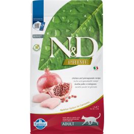 FARMINA N&D chicken & pomegrante adult cat 1.5 kg kurczak i granat, bezzbożowa karma dla kota