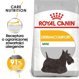 ROYAL CANIN CCN Mini Dermacomfort karma sucha dla psów dorosłych, ras małych, o wrażliwej skórze, skłonnej do podrażnień 4x1 kg
