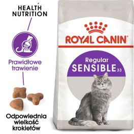 ROYAL CANIN Sensible 33 karma sucha dla kotów dorosłych, o wrażliwym przewodzie pokarmowym 3 x 400g