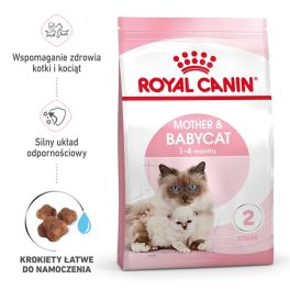 ROYAL CANIN Mother&Babycat karma sucha dla kotek w okresie ciąży, laktacji i kociąt od 1. do 4. miesiąca życia 12x400 g