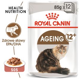 ROYAL CANIN  Ageing +12 12x85 g karma mokra w sosie dla kotów dojrzałych