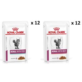 ROYAL CANIN Renal Feline Fish 12 x 85 g + Beef 12 x 85 g