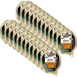 SHEBA Sauce Collection z indykiem w białym sosie 22x85 g mokra karma dla kotów