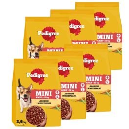 PEDIGREE Adult Mini z drobiem i warzywami 6x2,6 kg karma sucha dla psów małych ras