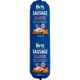 BRIT Sausage Chicken & White Fish 800 g