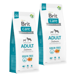 BRIT Care Grain-free Adult karma sucha z łososiem 2 x 12 kg