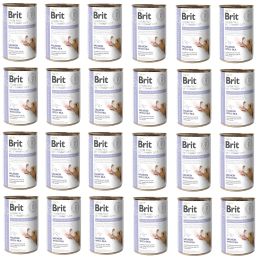 BRIT Veterinary Diet Gastrointestinal Salmon&Pea karma na wrażliwy układ pokarmowy dla psa 24x400 g