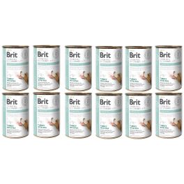 BRIT Veterinary Diet Struvite Turkey&Pea na schorzenia dróg moczowych dla psa 12x400 g