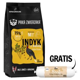 PAKA ZWIERZAKA Seventh Heaven Karma sucha Indyk z maliną 9 kg + Kiełbaska z wołowiny dla psa 200g GRATIS