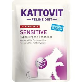 KATTOVIT Feline Diet Sensitive Kurczak i kaczka 85 g