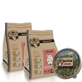 NATURAL-VIT Korona Natury Mieszanka pełnoporcjowa dla chomików 2 x 750 g + mieszanka uzupełniająca 70 g GRATIS