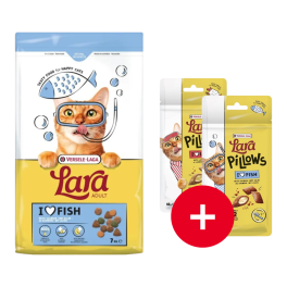 VERSELE-LAGA Lara Adult Salmon 7 kg z łososiem dla kotów + 2 przysmaki GRATIS