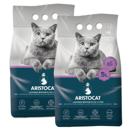 ARISTOCAT Bentonite Plus żwirek bentonitowy lawendowy 10 l (2 x 5 l)