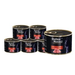 DOLINA NOTECI Premium Bogata w cielęcinę karma dla kotów dorosłych 12x185 g