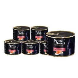 DOLINA NOTECI Premium Bogata w łososia dla kotów dorosłych 12x185 g