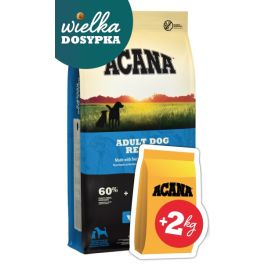 ACANA Adult Dog Recipe Chicken 17 kg + ACANA Adult Small Breed Dog 2 kg GRATIS! sucha karma dla psa