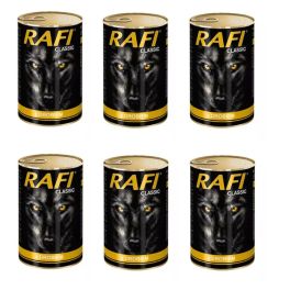 RAFI Classic z drobiem 1240 g x 6 sztuk