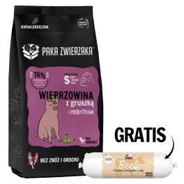 PAKA ZWIERZAKA Seventh Heaven Karma sucha Wieprzowina z gruszką S 9 kg + Kiełbaska z wołowiny dla psa 200g GRATIS