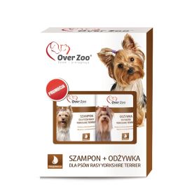 OVER ZOO Zestaw szampon 250 ml i odżywka 250 ml dla yorka