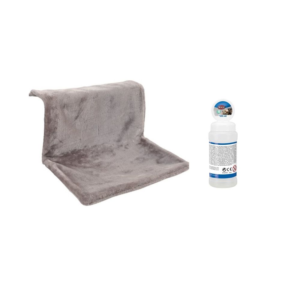 ZOLUX Zestaw Hamak na kaloryfer dla kota + bańki z kocimiętką 120 ml