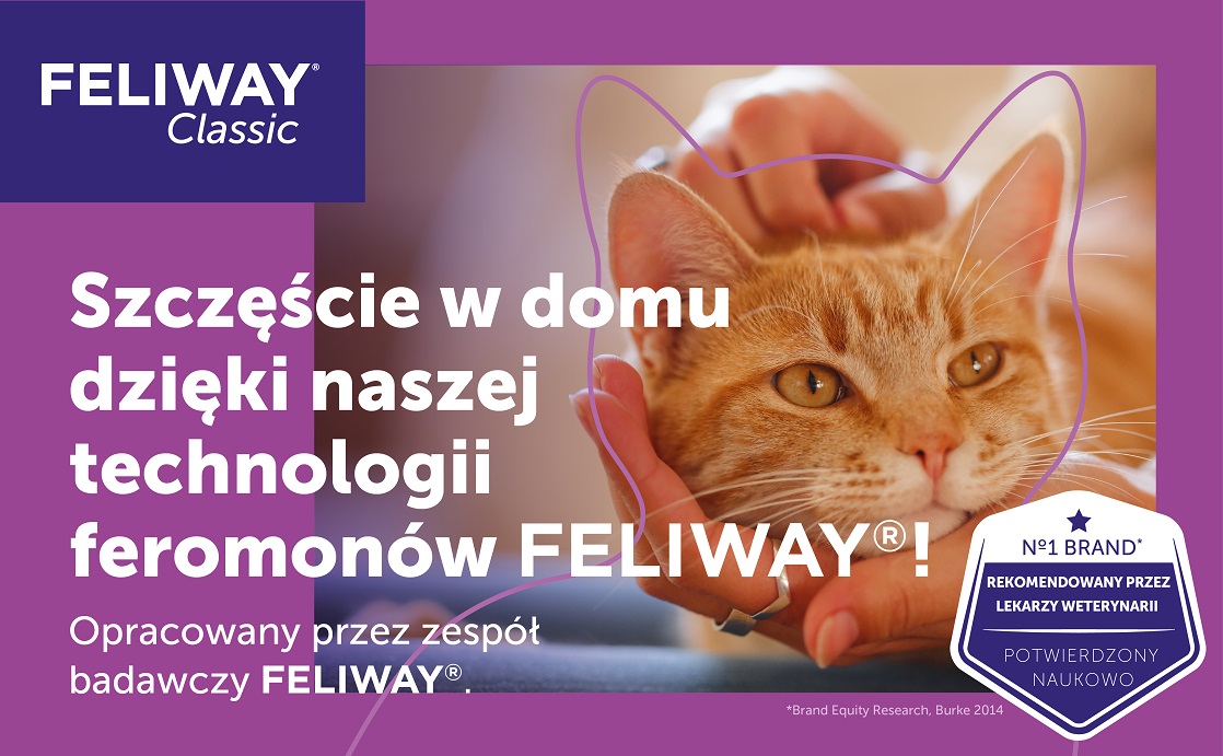 FELIWAY Classic Dyfuzor + Wkład feromony na uspokojenie dla kota