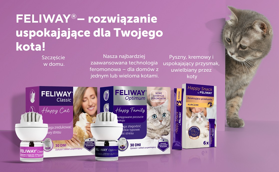 FELIWAY Classic Dyfuzor + Wkład feromony na uspokojenie dla kota