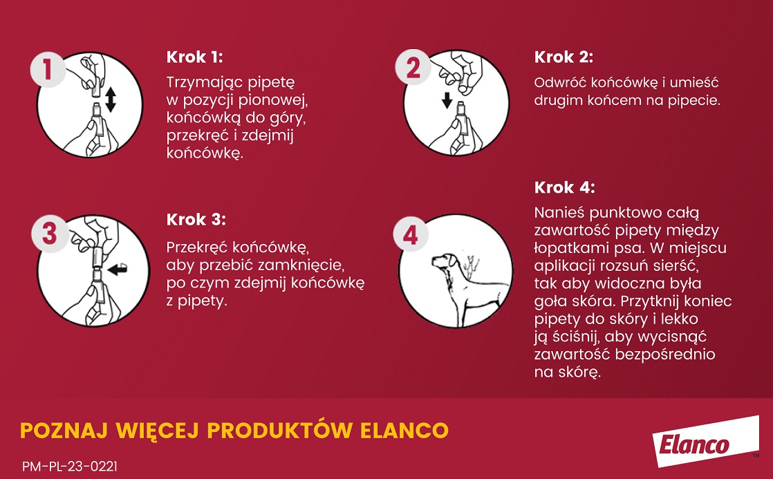 BAYER ADVANTIX Roztwór do nakrapiania dla psów od 4 do 10 kg (4 x 1ml)