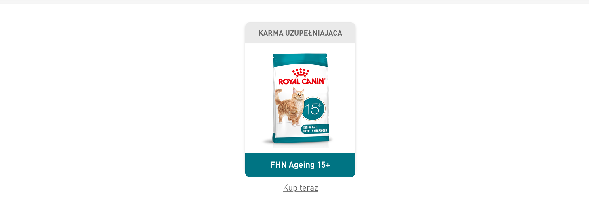 ROYAL CANIN Ageing 15+ Gravy 12x85 g kawałki w sosie dla kotów dojrzałych po 15 roku życia