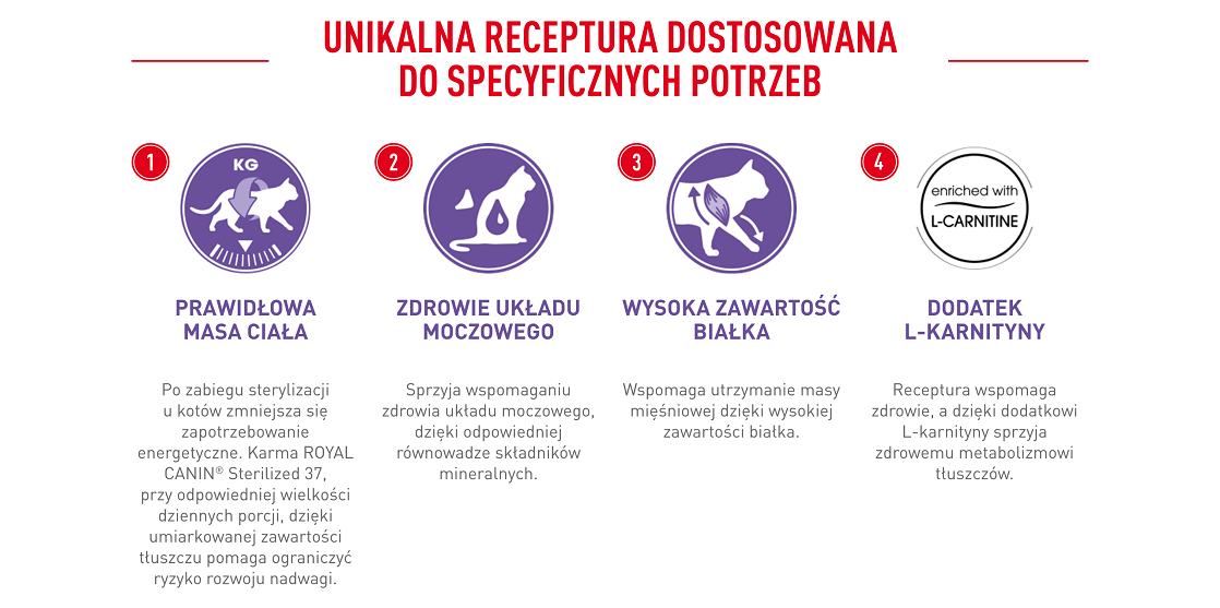 ROYAL CANIN Sterilised 37 10 kg karma sucha dla kotów dorosłych, sterylizowanych