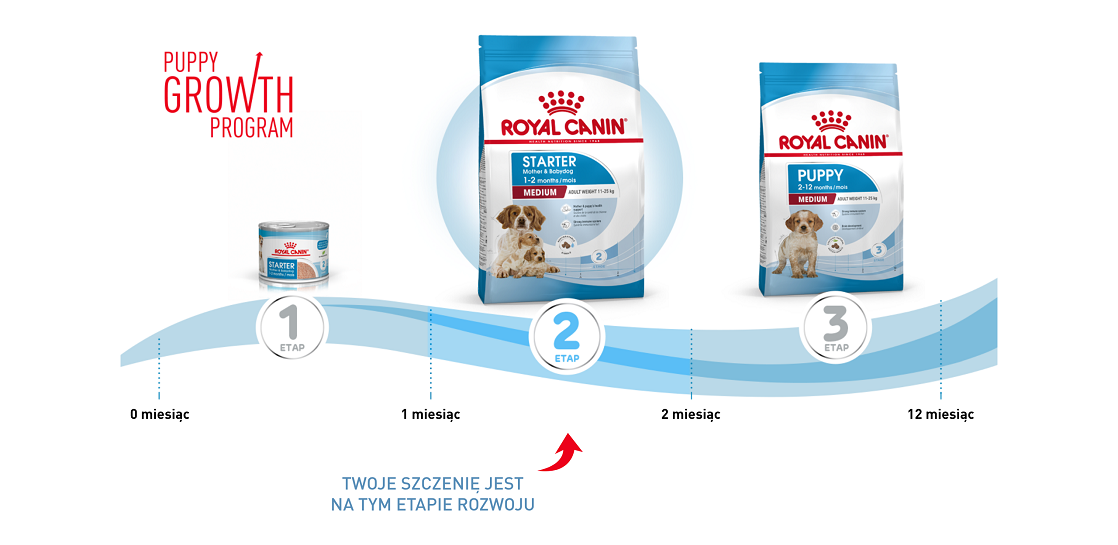 ROYAL CANIN Medium starter mother & babydog 4 kg