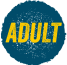 Adult niebieski Adult niebieski