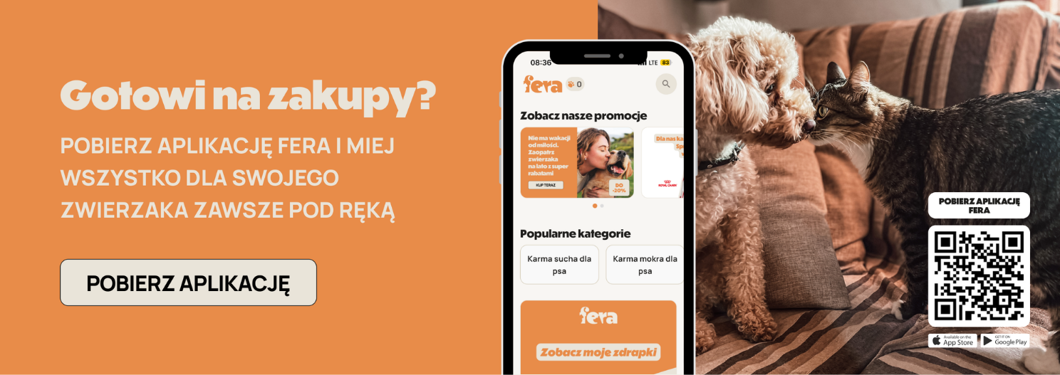 Gotowi na zakupy? Pobierz aplikację Fera i miej wszystko dla swojego zwierzaka zawsze pod ręką